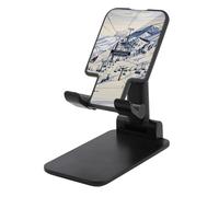 FZMTLDS Mount Horsney Ski Lift Supporto per telefono cellulare pieghevole per scrivania Supporto per cellulare portatile Dock da tavolo Supporto per telefono completamente regolabile per scrivania