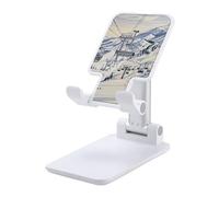 FZMTLDS Mount Horsney Ski Lift Supporto per telefono cellulare pieghevole per scrivania Supporto portatile per cellulare da tavolo Supporto per telefono completamente regolabile per scrivania adatto