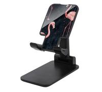 FZMTLDS Peach Flamingo Style Supporto per telefono cellulare pieghevole per scrivania Supporto per cellulare portatile Dock da tavolo Supporto per telefono completamente regolabile per scrivania