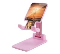 FZMTLDS Sunset Seascape Barca a vela Supporto per telefono cellulare galleggiante Supporto pieghevole per scrivania Supporto portatile per cellulare da tavolo Supporto per telefono completamente