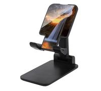 FZMTLDS Waterfall at Sunset Supporto per telefono cellulare pieghevole per scrivania Culla portatile per cellulare Dock da tavolo Supporto per telefono completamente regolabile per scrivania adatto