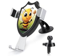FZMVSQH Bee Supporto universale per telefono da auto aggiornato 3 in 1 Supporto per telefono cellulare Supporto per smartphone Supporto per auto con ventosa per cruscotto auto parabrezza presa d'aria
