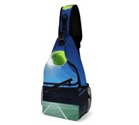 FZMVSQH Borsa a tracolla con palla da tennis in aria con blocco RFID Zaino casual a tracolla zaino impermeabile borsa da trekking leggera zaino da uomo borsa da viaggio borse a tracolla per donne
