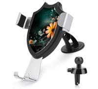 FZMVSQH Bright Flowers Supporto universale per telefono da auto aggiornato 3 in 1 Supporto per telefono per auto Supporto per smartphone Supporto per telefono cellulare Supporto per auto con ventosa