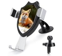 FZMVSQH Funny Fox Supporto universale per telefono da auto aggiornato 3 in 1 Supporto per telefono cellulare Supporto per smartphone Supporto per auto con ventosa per cruscotto auto parabrezza presa