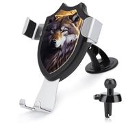 FZMVSQH Lupi e acchiappasogni Supporto universale per telefono da auto aggiornato 3 in 1 Supporto per telefono cellulare Supporto per smartphone Supporto per auto con ventosa per cruscotto auto
