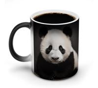 FZMVSQH Simpatico panda tazza da caffè tazze personalizzate che cambiano colore tazza sensibile al calore che cambia tazze da caffè con manico, tazza divertente in ceramica per tè/latte/latte/cacao