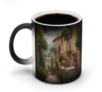 FZMVSQH Tazza da caffè magica italiana toscana tazze personalizzate che cambiano colore tazza sensibile al calore che cambia tazze da caffè con manico tazze da 325 ml divertente tazza in ceramica per