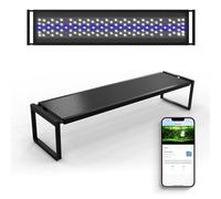FZONE Luce Acquario Led Con Controllo Tramite APP, Spettro Completo Per Acquari Piantumati Da 18-24", Timer Alba/Tramonto, 24W (Light45 | For 17.7-23.6 inch tank)