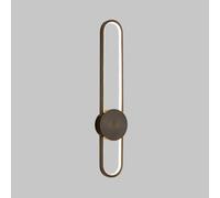 FZQSXAZU Applique da Parete lineare Moderna e Minimalista, Lunga Luce LED in Rame, Lampada cablata, Illuminazione per Soggiorno e Camera da Letto, Decorazione per la casa, Illuminazione a r