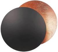 FZQSXAZU Lampada da Parete Creativa a Forma di Luna per Interni, Girevole a 360°, Effetto Eclissi, Luce Bianca Calda 3000K - Lampade LED Rotonde Moderne per corridoio, Comodino e Soggiorno