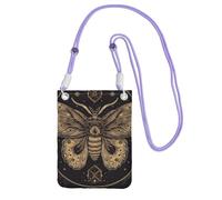 FZQVSLCM Borse a tracolla piccole per le donne borsa del telefono cellulare impermeabile borsa del telefono della falena del portafoglio borse del marsupio
