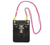 FZQVSLCM Borse a tracolla piccole per le donne borsa del telefono cellulare impermeabile borsa del telefono corna portafoglio borse marsupio