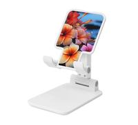 FZQVSLCM Hawaii Flowers Supporto per telefono cellulare per scrivania ad angolo regolabile in altezza Supporto per telefono cellulare pieghevole Supporto per telefono da tavolo portatile Dock da