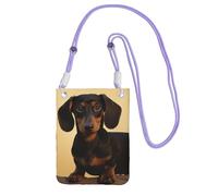 FZQVSLCM Piccole borse a tracolla per le donne borsa del telefono cellulare borsa impermeabile del telefono Un simpatico bassotto Borse Fanny Pack