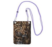FZQVSLCM Piccole borse a tracolla per le donne borsa del telefono cellulare borsa impermeabile marrone leopardo immagine portafoglio borse marsupio