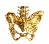 fztonk Cerchio impilabile con farfalla e osso della colonna vertebrale regolabile, struttura in lega per adolescenti e donne, alla moda, unisex, One Size, come descritto, come descritto