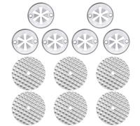 FZYCOM 6 Sets Riparazione Scudo Termico Kit per Auto, Riparazione Piastra di Protezione dal Calore, Ø52mm Paracalore Ø30mm Clip di Fissaggio per Auto, Compatibile con N90335004