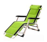 FZYE I lettini e le sedie a sdraio regolabili sono adatti per patii esterni, spiagge, piscine, terrazze, sedie a sdraio, giardini, ecc. Verde
