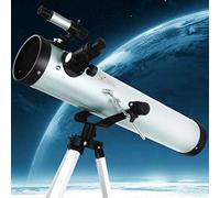 FZYE Telescopio astronomico per Adulti, Calibro 125 mm, Lunghezza focale 700 mm, telescopi per Principianti e Bambini di Astronomia, telescopio a riflessione con treppiede Regolabile (C