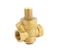 G 1/2" 3/4" 1" 2" Brass Water Pressure Reducing Maintaining Valve DN15/DN20/DN25/DN32 Regulator Adjustable Valve Gauge(DN15,With Gauge)