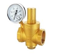 G 1/2 "3/4" 1 "2" Valvola di mantenimento in ottone for riduzione della pressione dell'acqua DN15/DN20/DN25/DN32 Manometro valvola di scarico regolabile regolatore