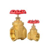 G 1/2 Quota; 3/4 Citazione; 1 citazione; 1-1/2 virgoletta; 2 Cit; Valvola a saracinesca in ottone con filettatura femmina DN15 DN20 DN25 DN32 DN40 DN50 volantino in acciaio Porta completa pz(DN20)