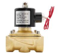 G 1/8"1/4" 3/8" 1/2" 3/4" 1" 1-1/4" 1-1/2" 2"Elettrovalvola solenoide elettrica normalmente chiusa pneumatica for acqua olio aria AC220V DC12V24V(AC 110V-NBR,1.25 Inch)