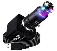 G 4K Varifocal - Telecamera USB 10 x zoom ottico, 5 - 50 mm Vari-Focus Webcam 4K Ultra HD 2160P USB Webcam Zoom Cam con sensore IMX317, Varifocal USB Zoom Webcam per Mac/Window/Linux