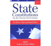 G. Alan Tarr State Constitutions for the Twenty-first Century (Copertina rigida)