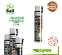 G&B SCHIUMA POLIURETANICA GEBOFOAM B3 GRIGIO TETTI ESPANSIONE RIDOTTA CONTENUTA