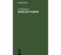 G. Benguerel English Poems (Copertina rigida)
