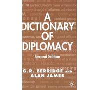 G. Berridge A. James A Dictionary of Diplomacy (Copertina rigida)