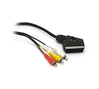 G&BL 2.0m Scart/3xRCA 2 m SCART (21-pin) Nero