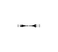 G&BL AL220CB cavo di alimentazione Nero 1,8 m CEI 23-16 Accoppiatore C13