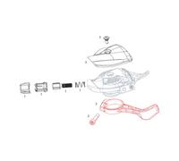 SRAM X01 Eagle Shifter Thumb Lever Kit taglia unica