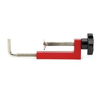 G Clamp for Woodworking | 70-150mm Adjustable F Clamp with Aluminum Alloy Body | Sturdy Hand Tool for Fence Installation/Industrial Supplies/DIY Projects (Red)