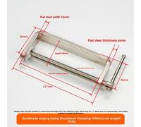 G-clamp Utensile Falegnameria Vite Trattata Termicamente Struttura Acciaio Piatt