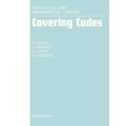 G. Cohen S. Litsyn I. Honkala A. Lobstein Covering Codes (Copertina rigida)