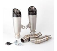 G Compatibile Con Per Z1000 Per Z1000SX 2010 2011 2012 2013 2014 2015 2016 2017 2018 2019 2020 Tubo Centrale Di Scarico Per Moto Slip On 51mm Marmitta