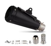 G Compatibile Con S1000RR Per F750 51mm Universale Moto Accessori Scarico Marmitta Tubo Silenziatore Con Copertura In Carbonio(C)