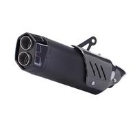 G Compatibile Con Suzuki Per Gsxr125 Universal Slip On 51mm Moto Scarico Modifica Doppio Foro Con Copertura Marmitta Tubo Di Scarico