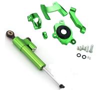 G Compatibile Con Z1000 2016-2022 Ammortizzatore Sterzo Motocicletta Stabilizzatore Staffa Ammortizzatore Lineare Universale Regolabile Kit Accessori(Green)