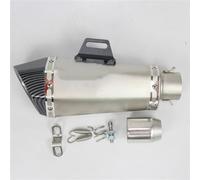 G Compatibile Con Z900 Universale 36-51mm Moto Scarico Con Adesivi Db Killer Muffle(Type C)