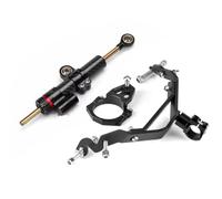 G Compatibile Con Z900RS 2018 2019 2020 2021 2022 2023 2024 Kit Riparazione Dello Stabilizzatore Dell'ammortizzatore Dello Sterzo Della Motocicletta Universale(Black)