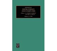 G. David Garson Advances in Social Science and Computers (Copertina rigida)