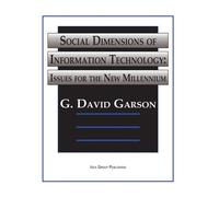 G. David Garson Social Dimensions of Information Technology-I (Copertina rigida)