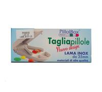G.Effe Pharma Pillobox Gph Tagliapillole Compatto e Portatile Con Scomparto Per Conservazione e Lame Di Precisione