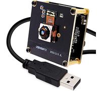 G ELP 48 MP Auto Focus Camera USB con alloggiamento in metallo per computer - Webcam grandangolare, mini telecamera UVC USB2.0 PC per Raspberry Pi Jetson Nano (modulo fotocamera USB)