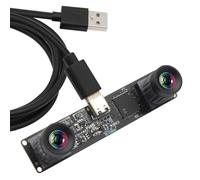 G ELP - Modulo fotocamera USB 210 fps monocromatico Global Shutter - Dual Lens Synchronisation S/W Web per PC, 800P 120fps Lightburn, USB2.0 OmniVision OV9281